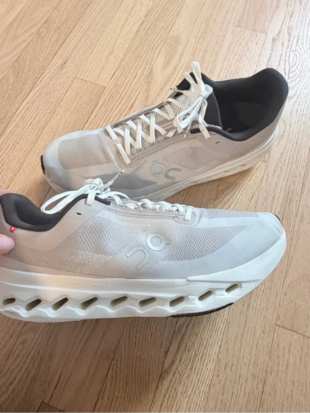 On Running CloudTec Phase Men’s Sneakers Gray White – Size 13